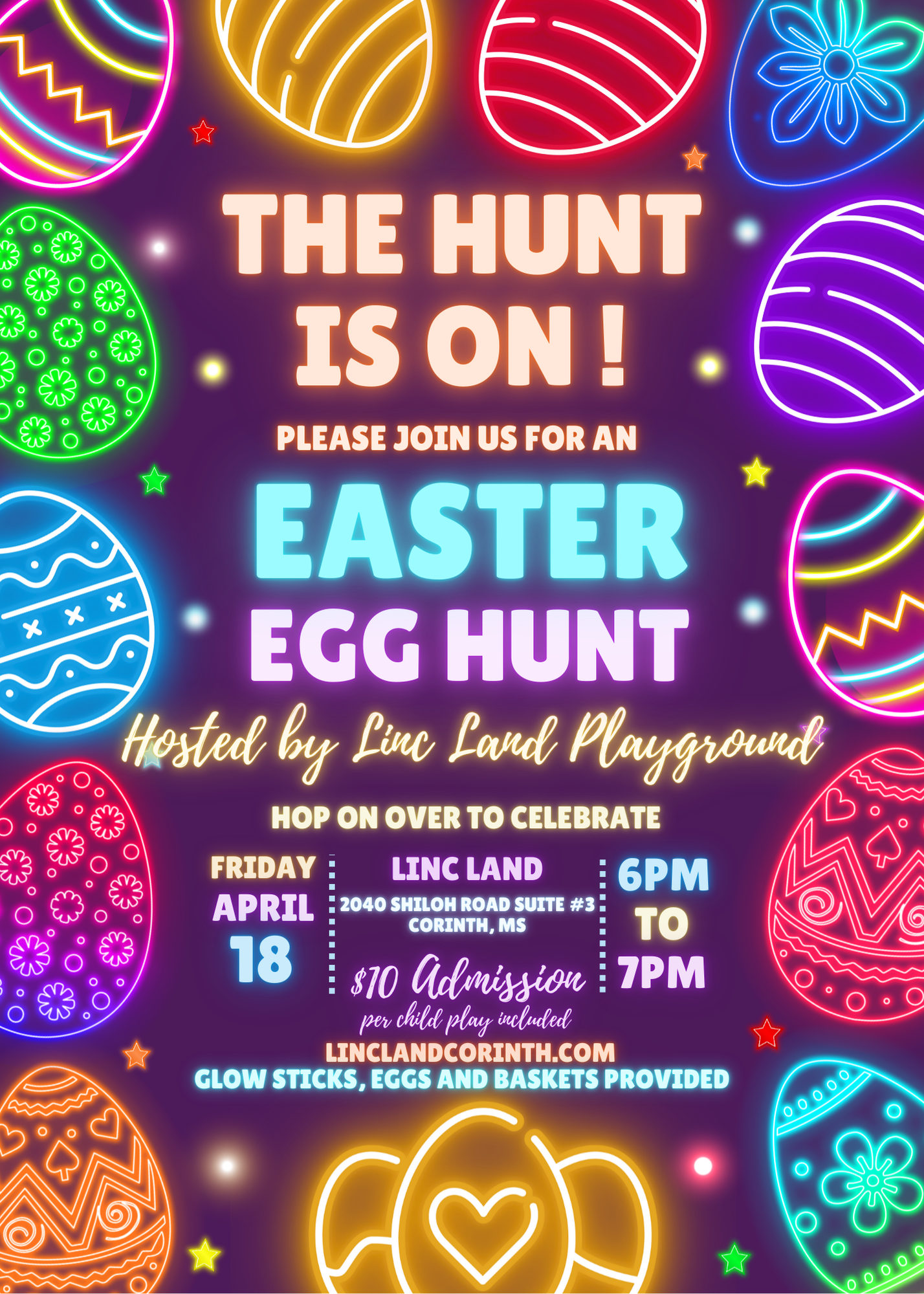 Easter Egg Glow Hunt
